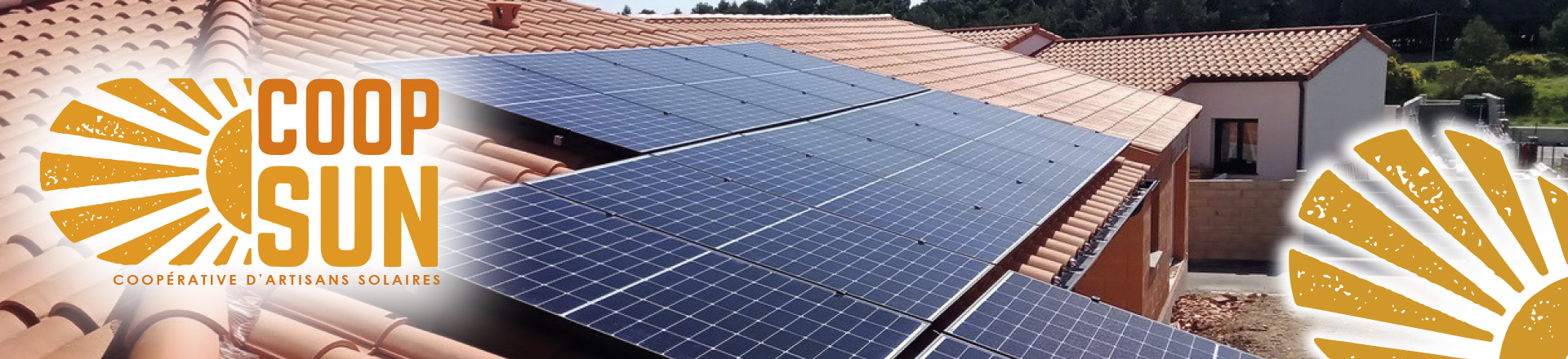 Bannière CoopSun - Coopérative d'artisans solaires Bannière CoopSun